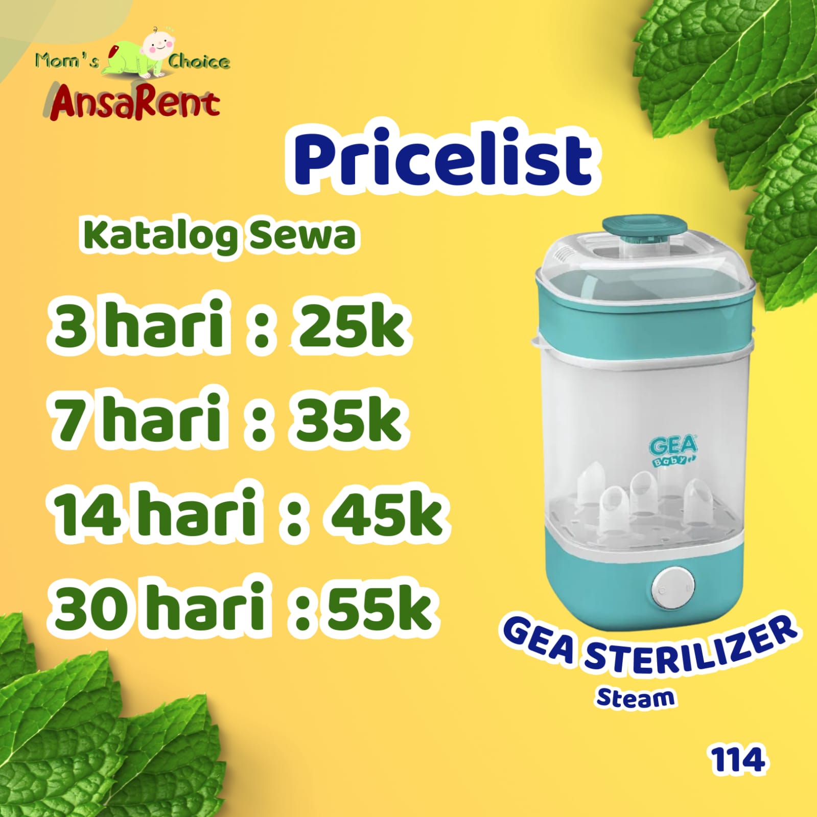 GEA STEAM STERILIZER